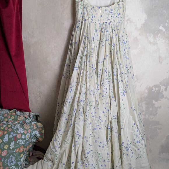 Selkie Blue Vine Roman Holiday Gown - Picture 3 of 7